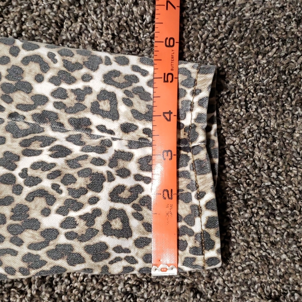 AMERICAN EAGLE Hi-Rise Stretch Jegging Leopard Print Skinny Women's Size 18 - Picture 9 of 13